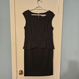 Calvin Klein peplum sheath dress 10